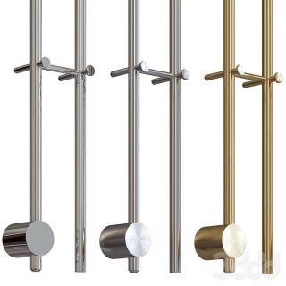 Электрический полотенцесушитель Broner Bruno Due BRD.094.170.0000.G 170 см с кнопкой золото